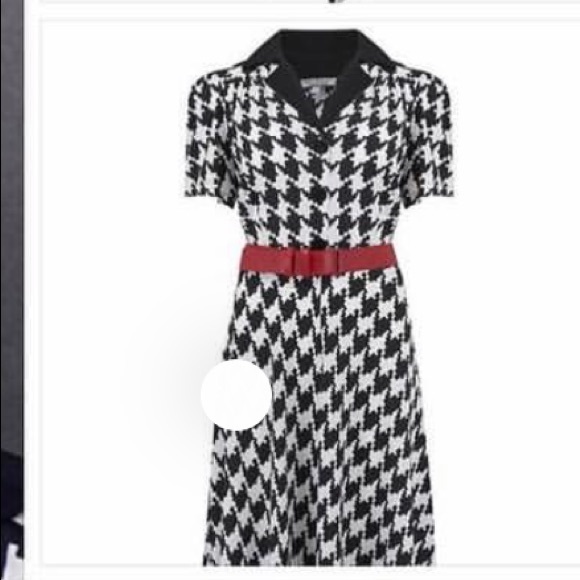 Rock n Romance Vintage Houndstooth Dress - Picture 2 of 4